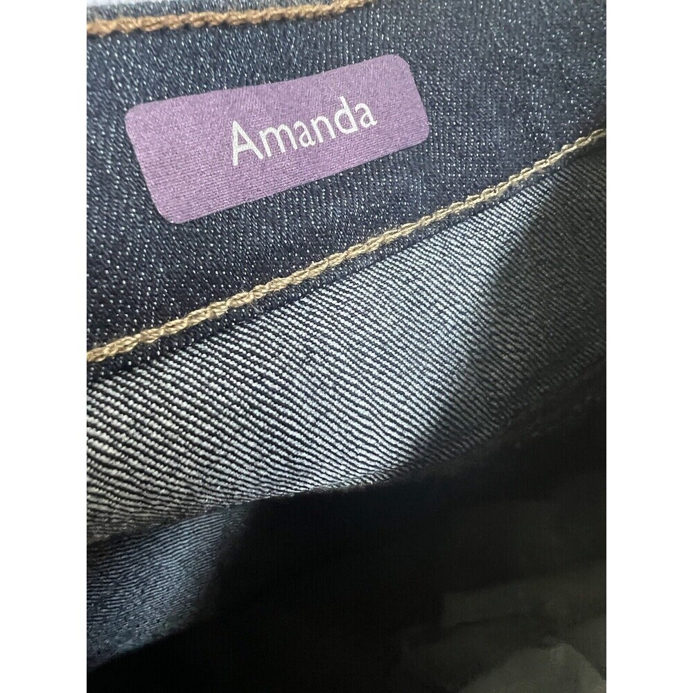 NWT GLORIA VANDERBILT AMANDA BLUE STRAIGHT LEG JEANS SIZE 14 (L8) - Picture 4 of 6
